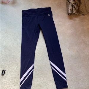 Tory Burch Sport leggings chevron stripe Medium